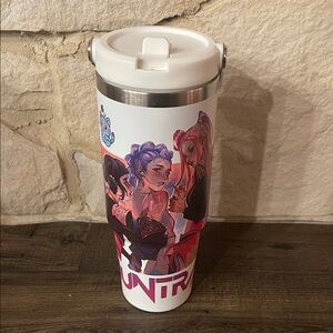 K Pop Demon Hunters White and Silver Tumbler